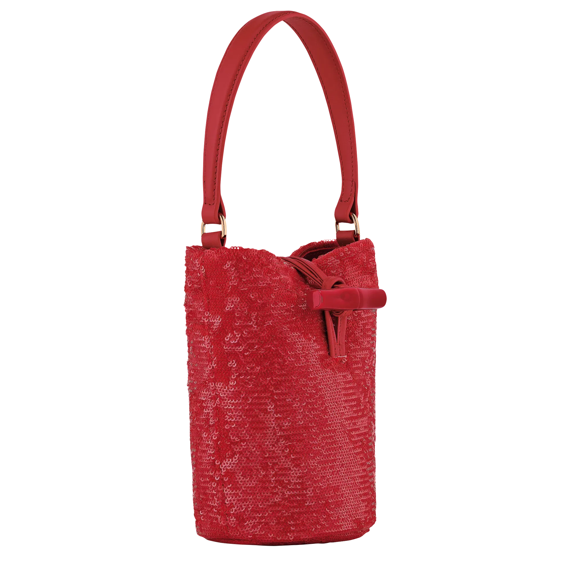 Longchamp Le Roseau Handbag Red