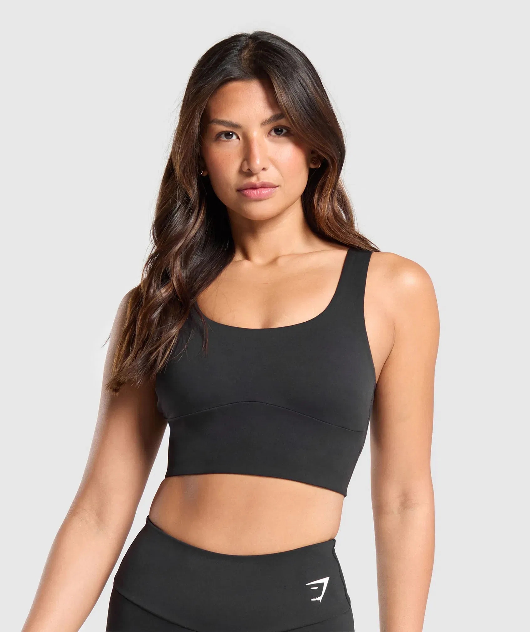 Women's Gymshark Longline Sports Bra Black