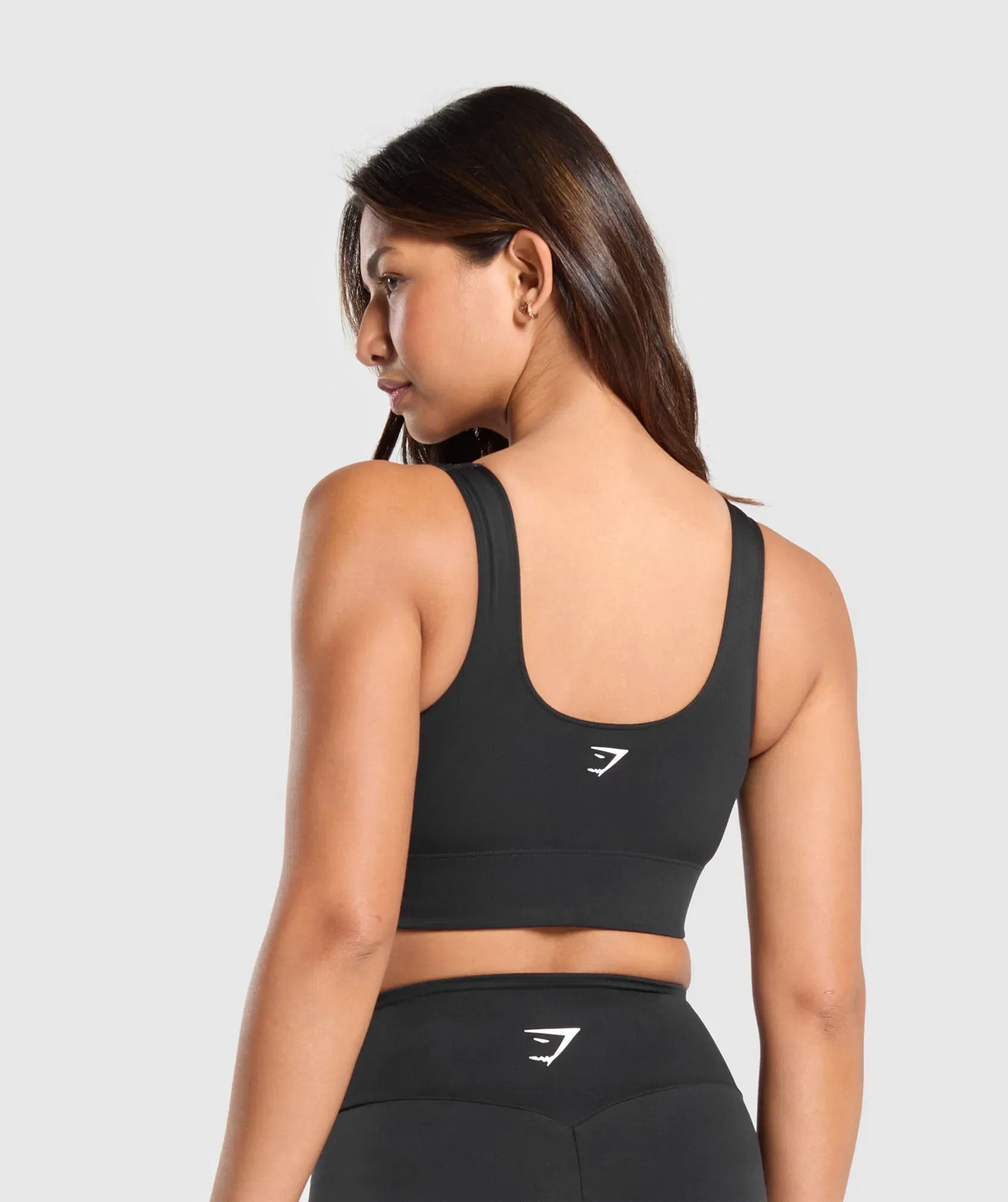 Women's Gymshark Longline Sports Bra Black