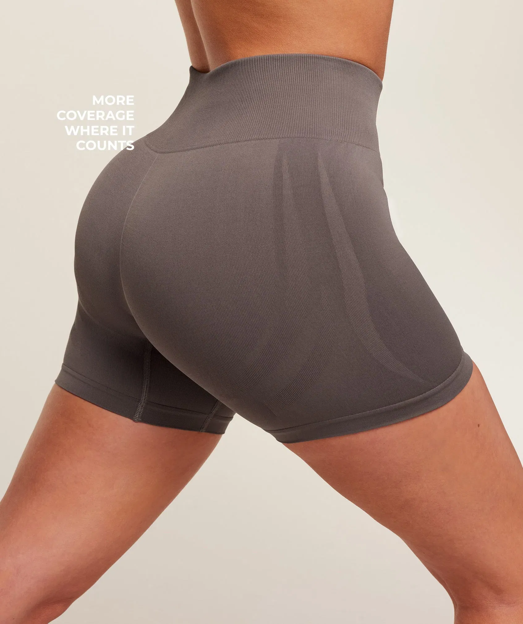 Gymshark Everyday Seamless Shorts 2.0 - Cool Brown