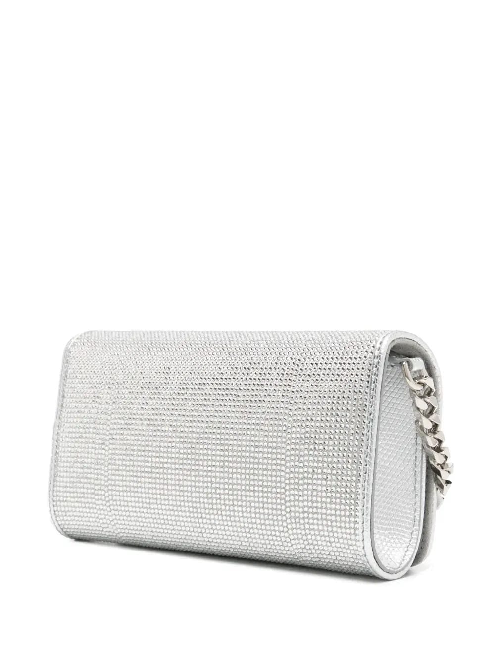 crystal-embellished clutch bag