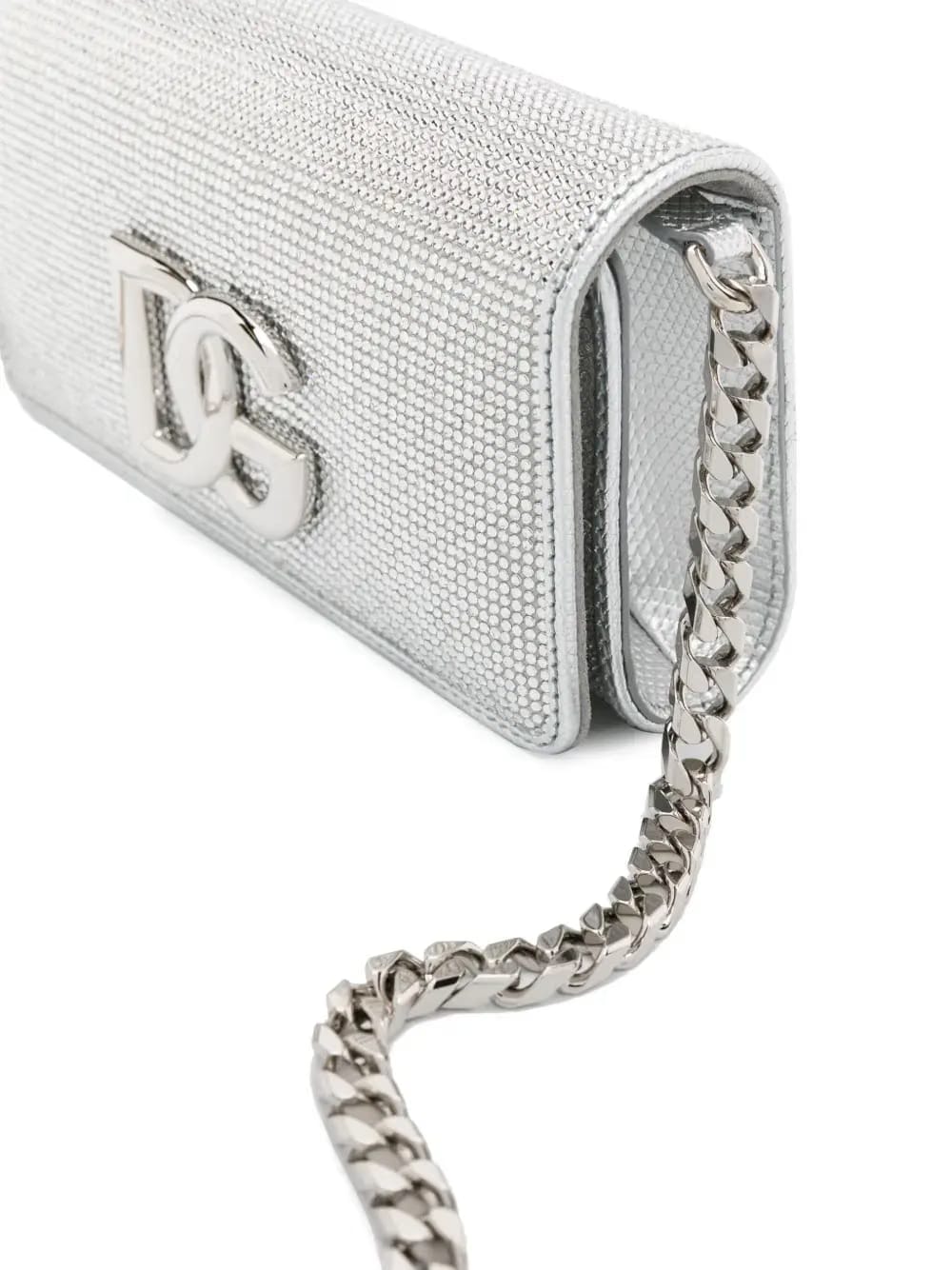 crystal-embellished clutch bag
