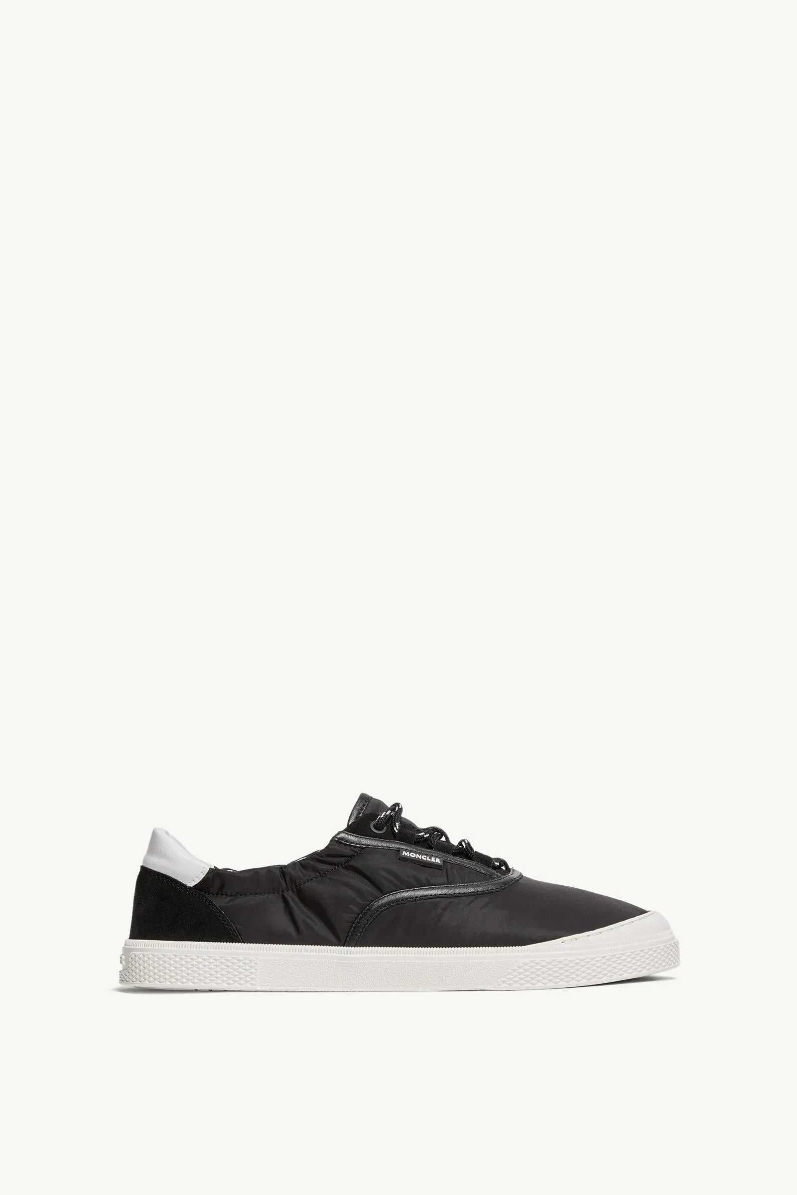 Moncler Vera Leisure Nylon Sneakers Black