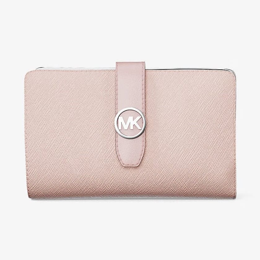 Michael Kors Greenwich Medium Saffiano Leather Wallet Pwd Blsh Mlt