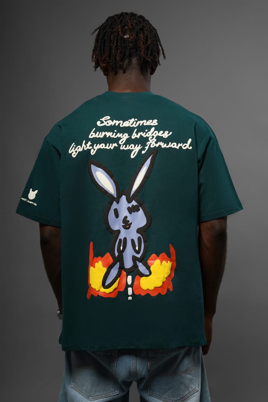 Burning Bridges T-Shirt Wild Green