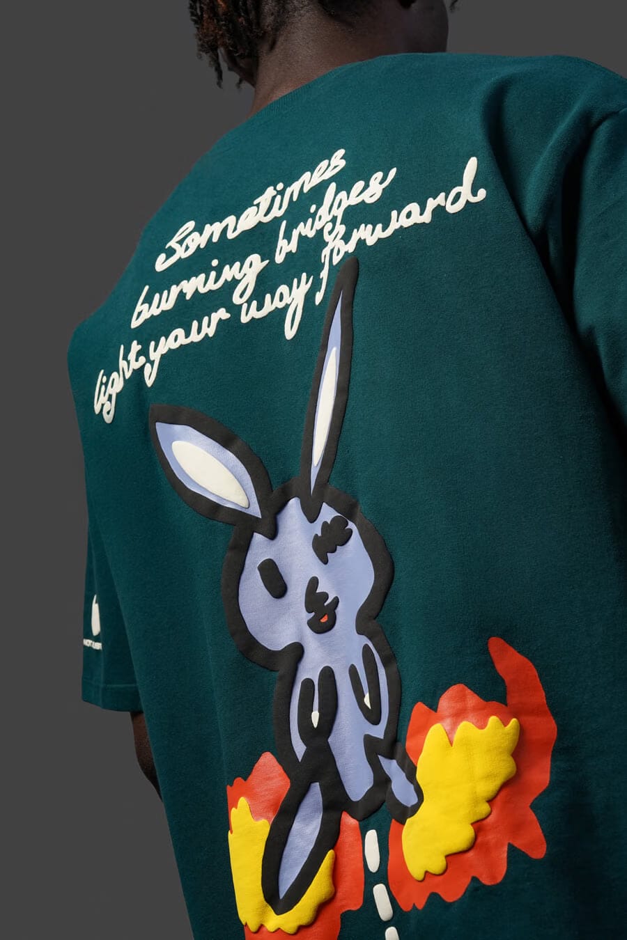 Burning Bridges T-Shirt Wild Green