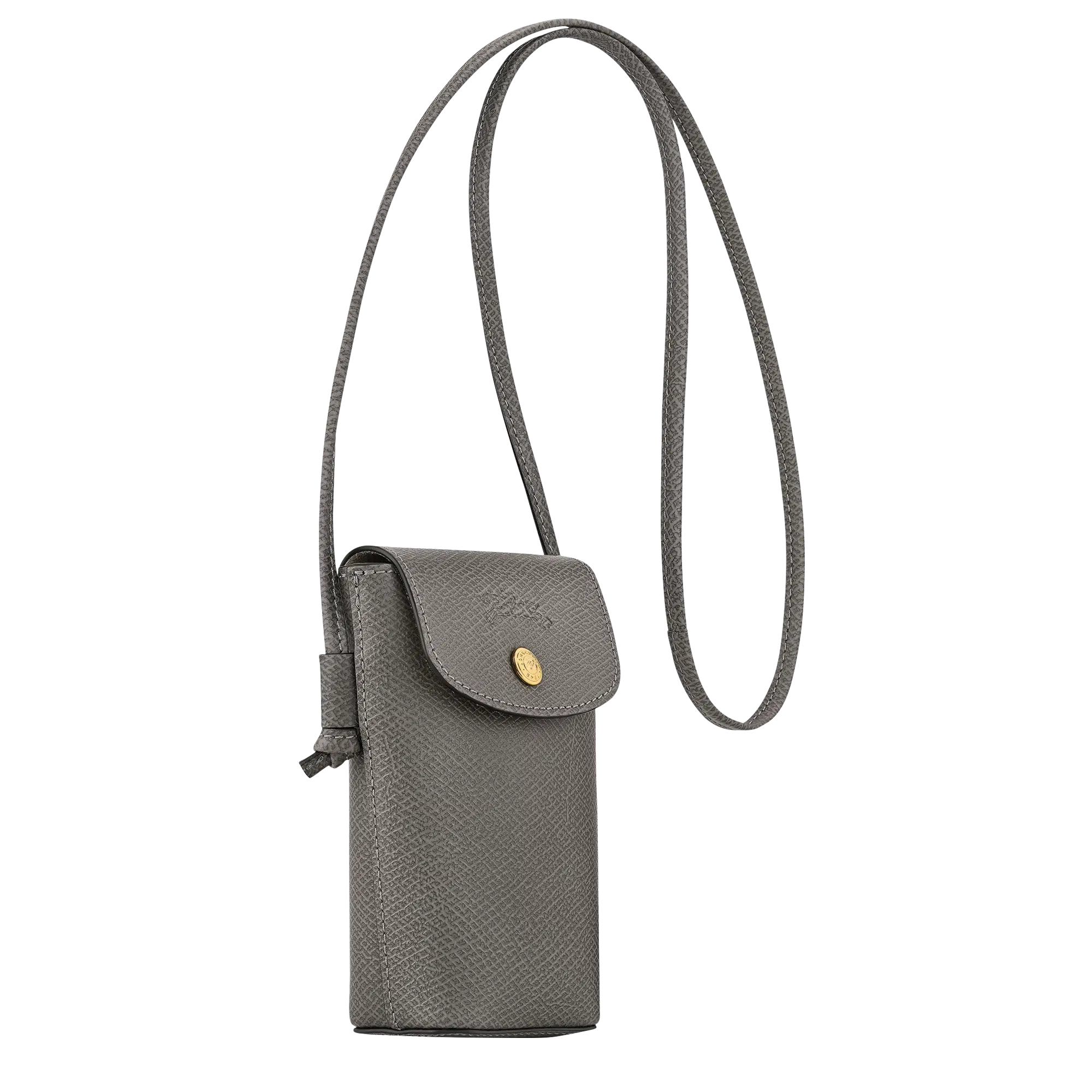Longchamp Épure Phone case with leather lace Turtledove