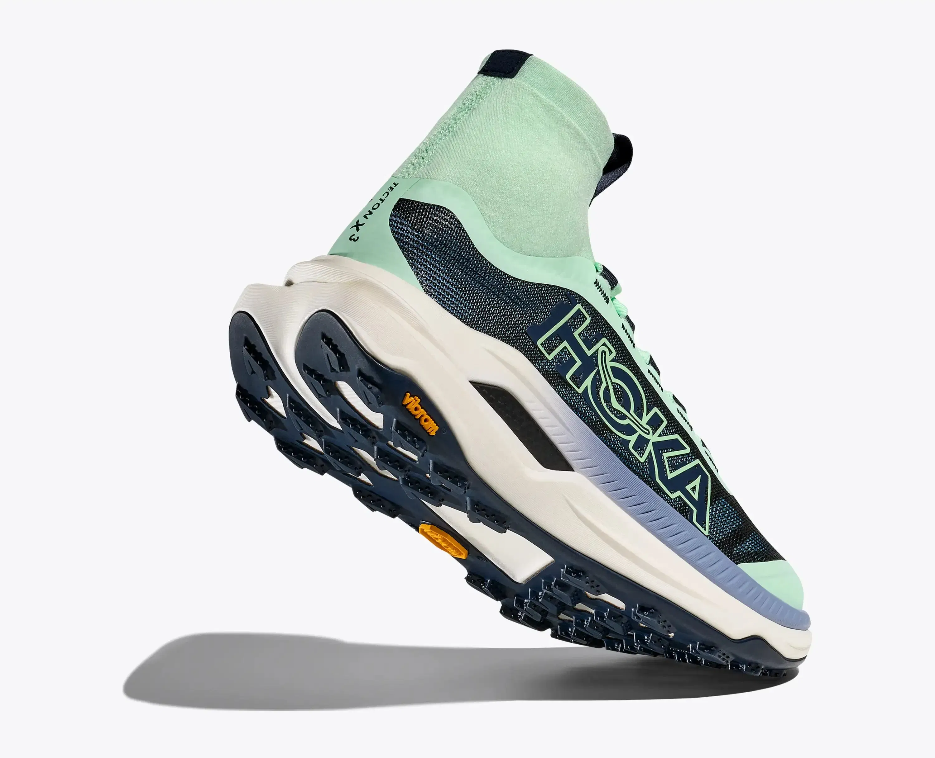 Hoka Women'S Tecton X 3 Mint Fluorite Varsity Navy