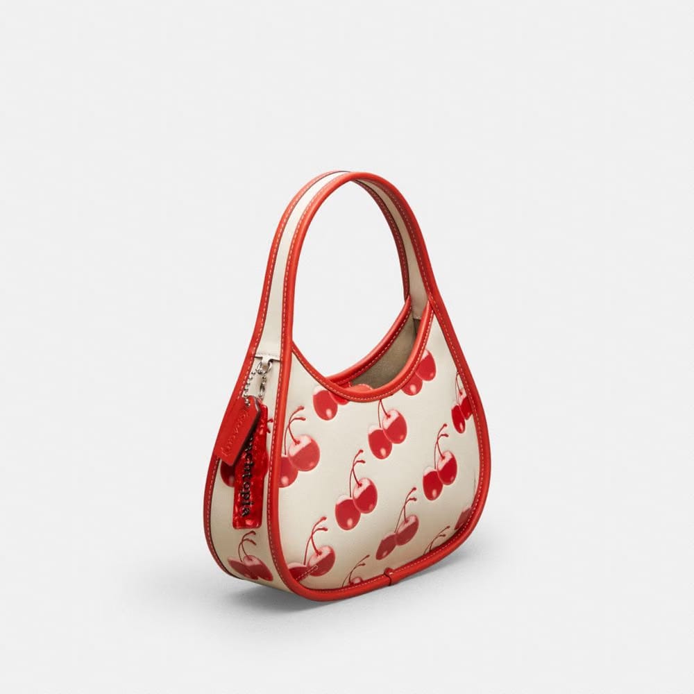 Coach Ergo Bag In Coachtopia Leather With Cherry Print Cloud Multi