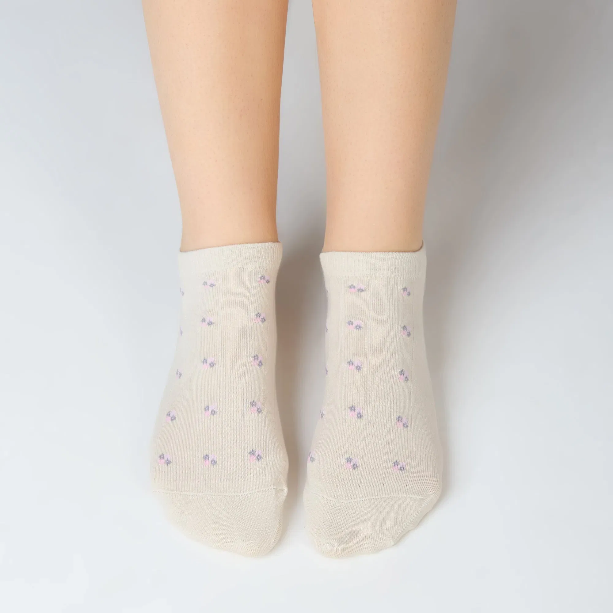 Women’s Essentials Floral Motifs Lowcut Socks