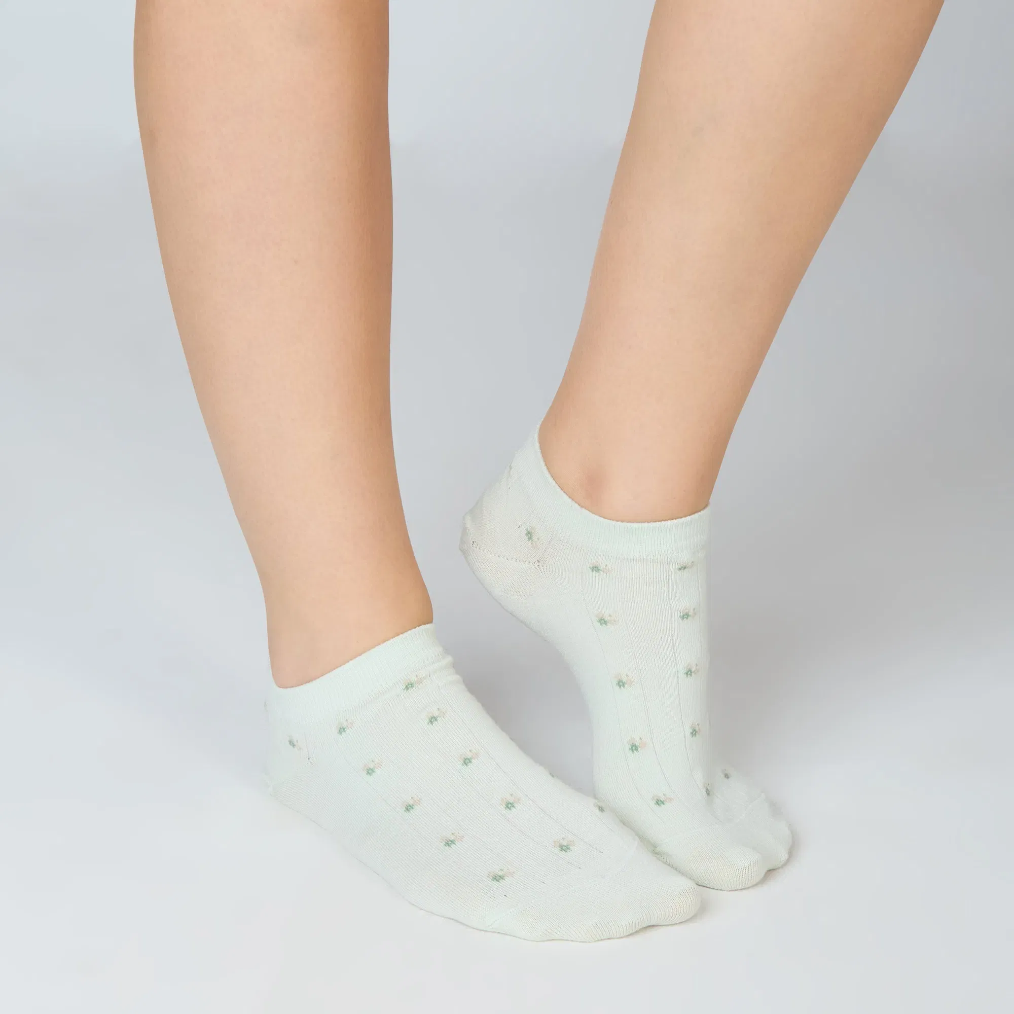 Women’s Essentials Floral Motifs Lowcut Socks