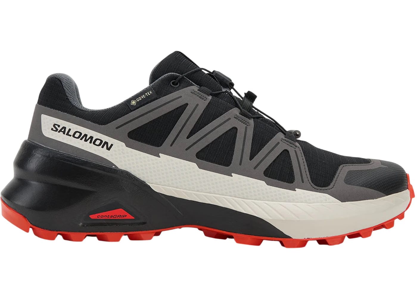 Salomon Speedcross Peak Gore-Tex Black Castlerock Cherry Tomato