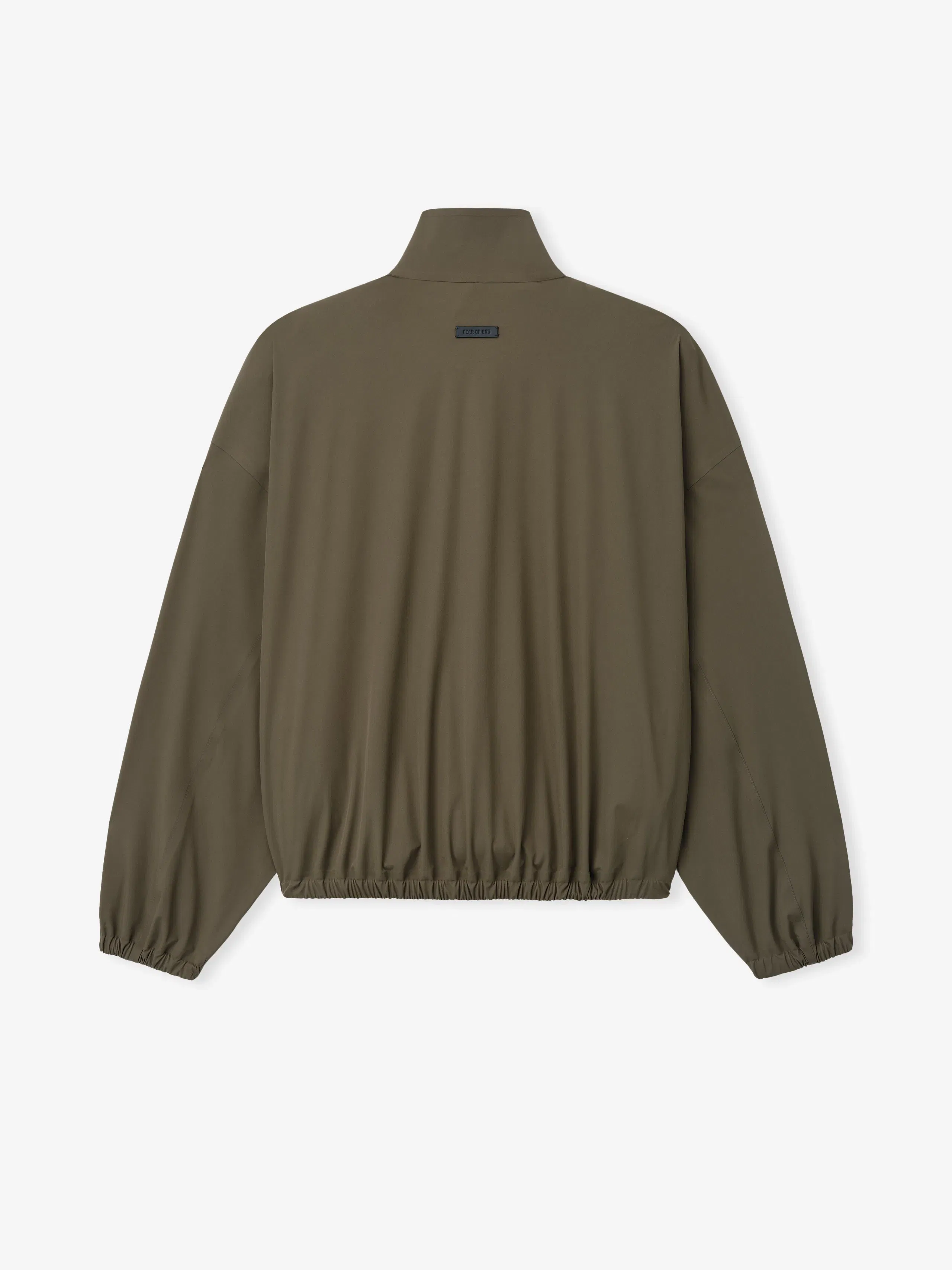 Essentials Bonded Nylon Tech Track Jacket Forest