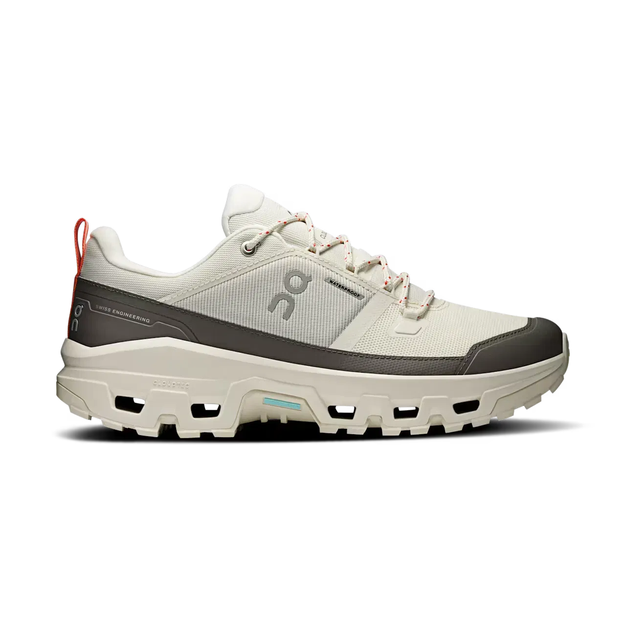 On Running Cloudrock Low Waterproof Ivory