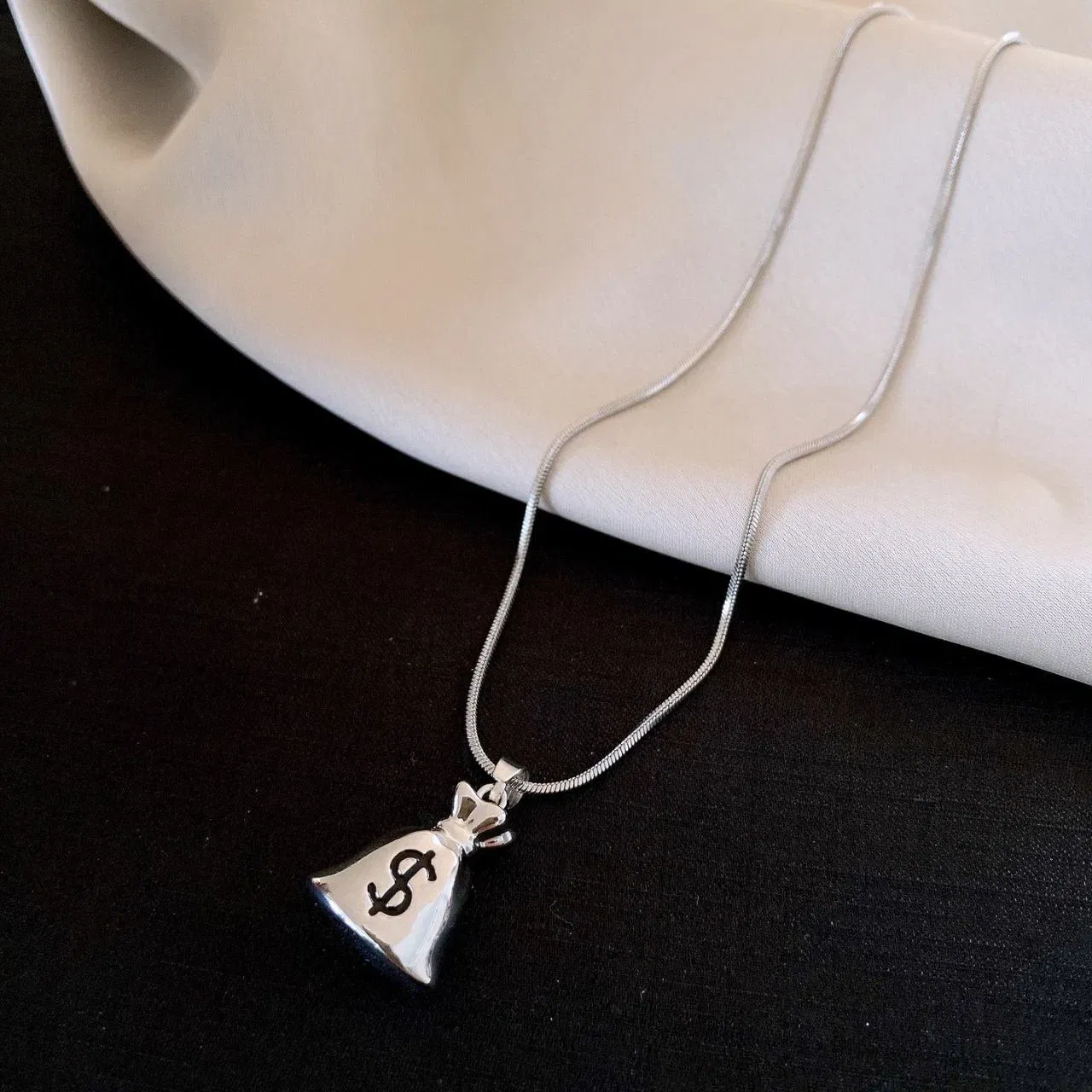 Money Bag $ Necklace