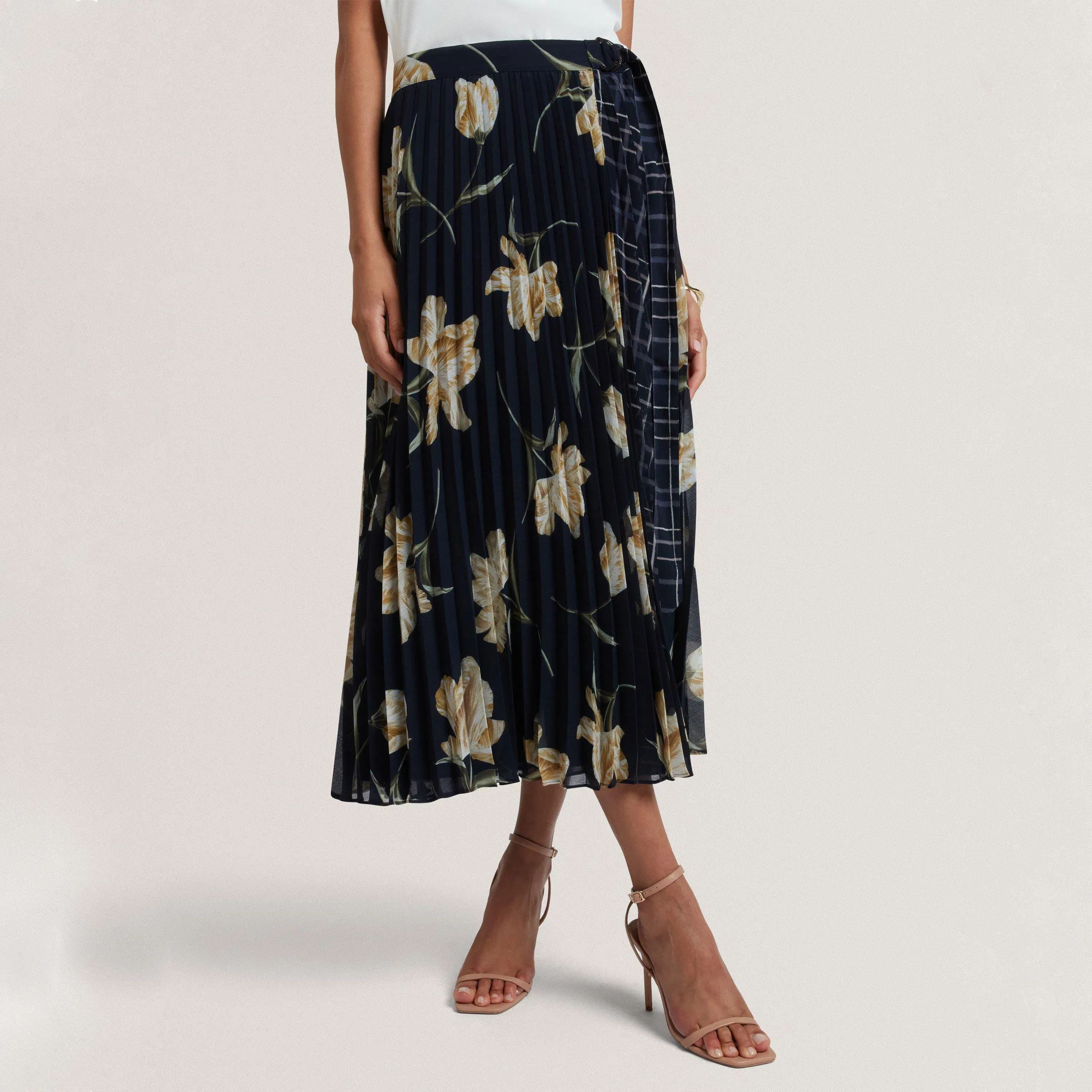 Print Midi Skirt