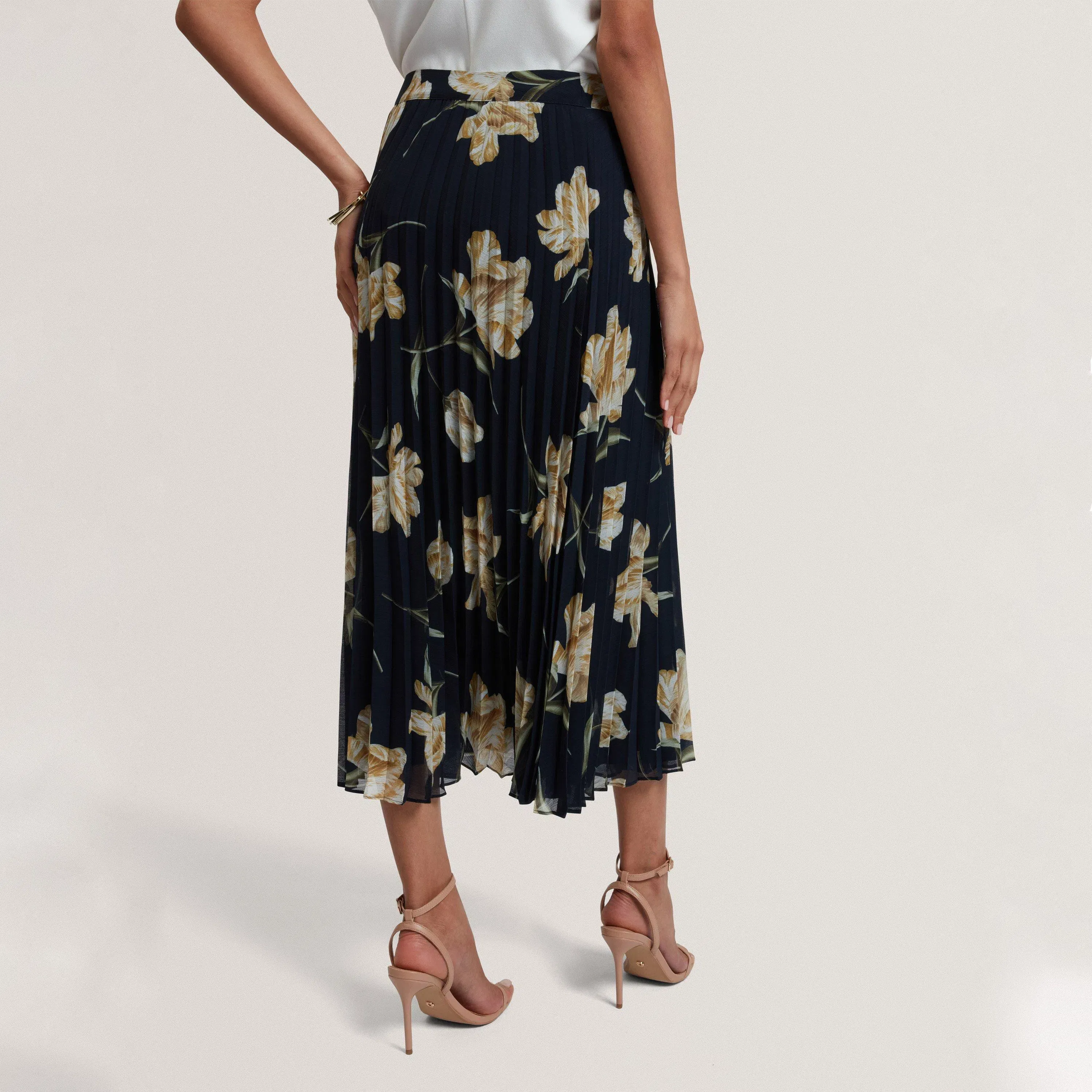 Print Midi Skirt