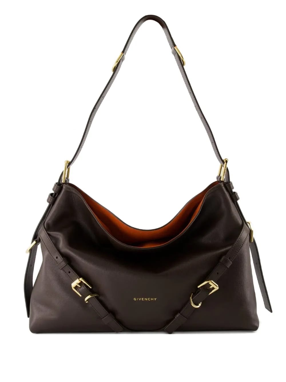 medium Voyou buckle-fastening calfskin shoulder bag