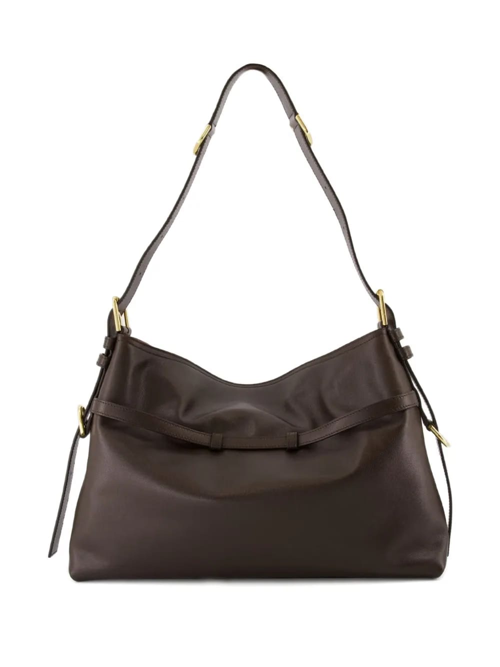 medium Voyou buckle-fastening calfskin shoulder bag