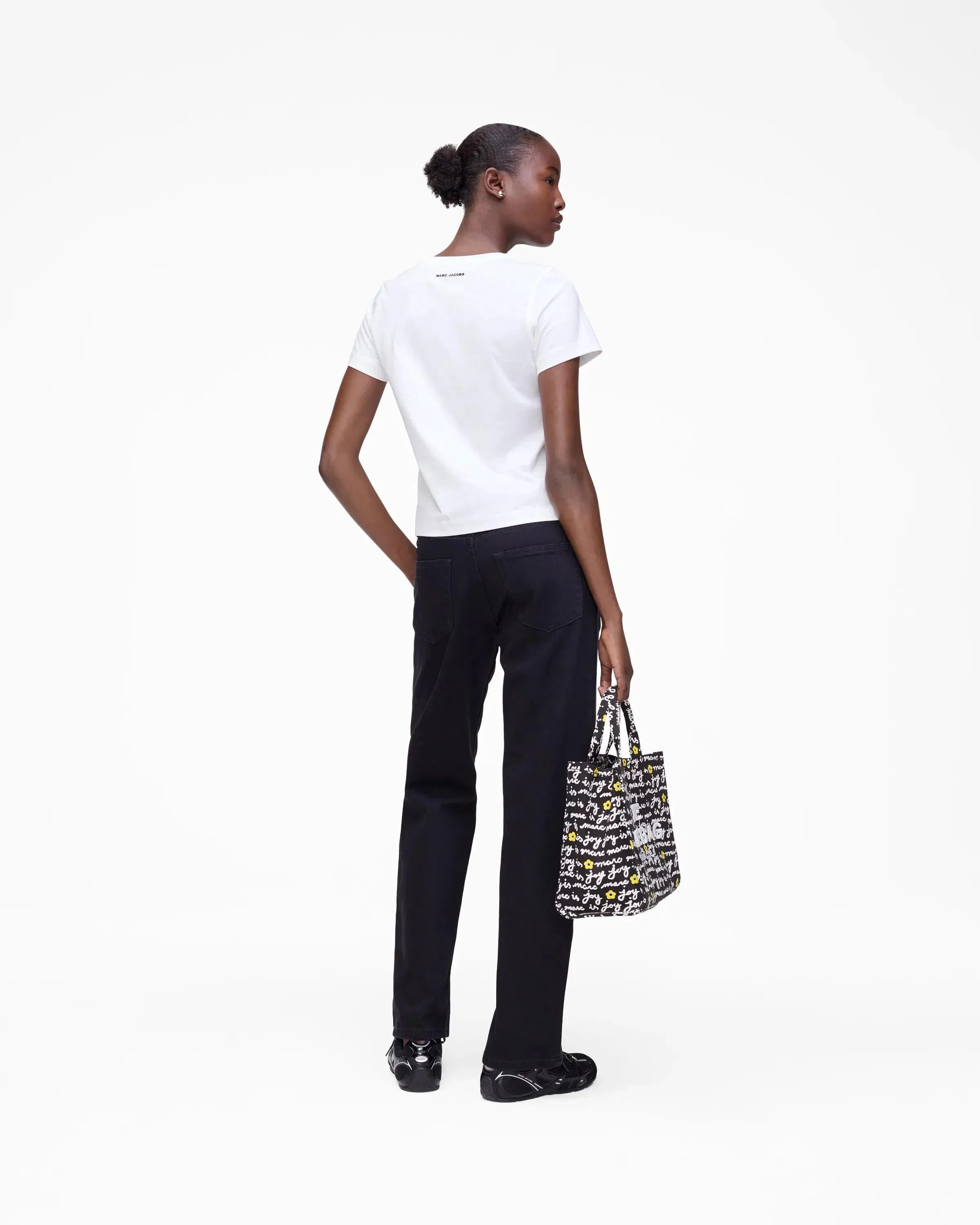 Trompe L'Oeil Eyelet Slim T-Shirt