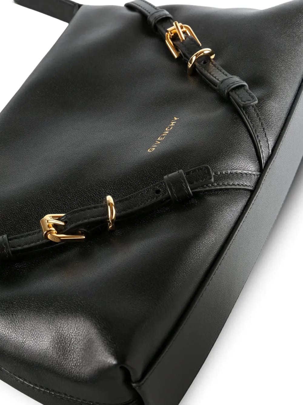 mini Voyou buckle-strap leather shoulder bag