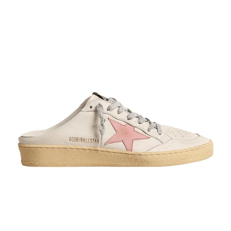 Golden Goose Wmns Ballstar Sabot 'White Old Rose'