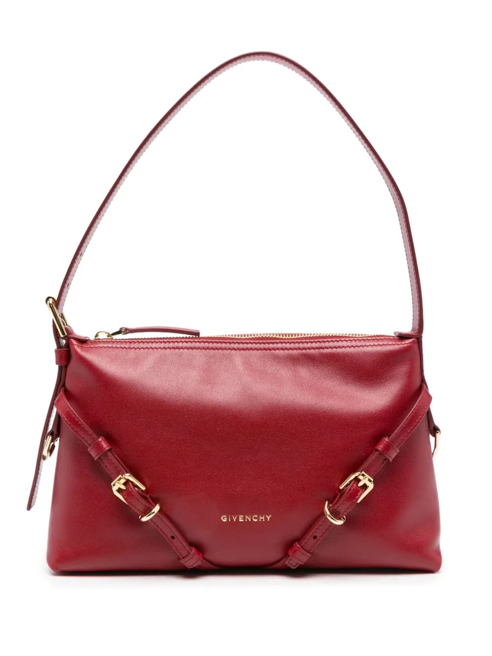 mini Voyou buckle-detail leather tote bag