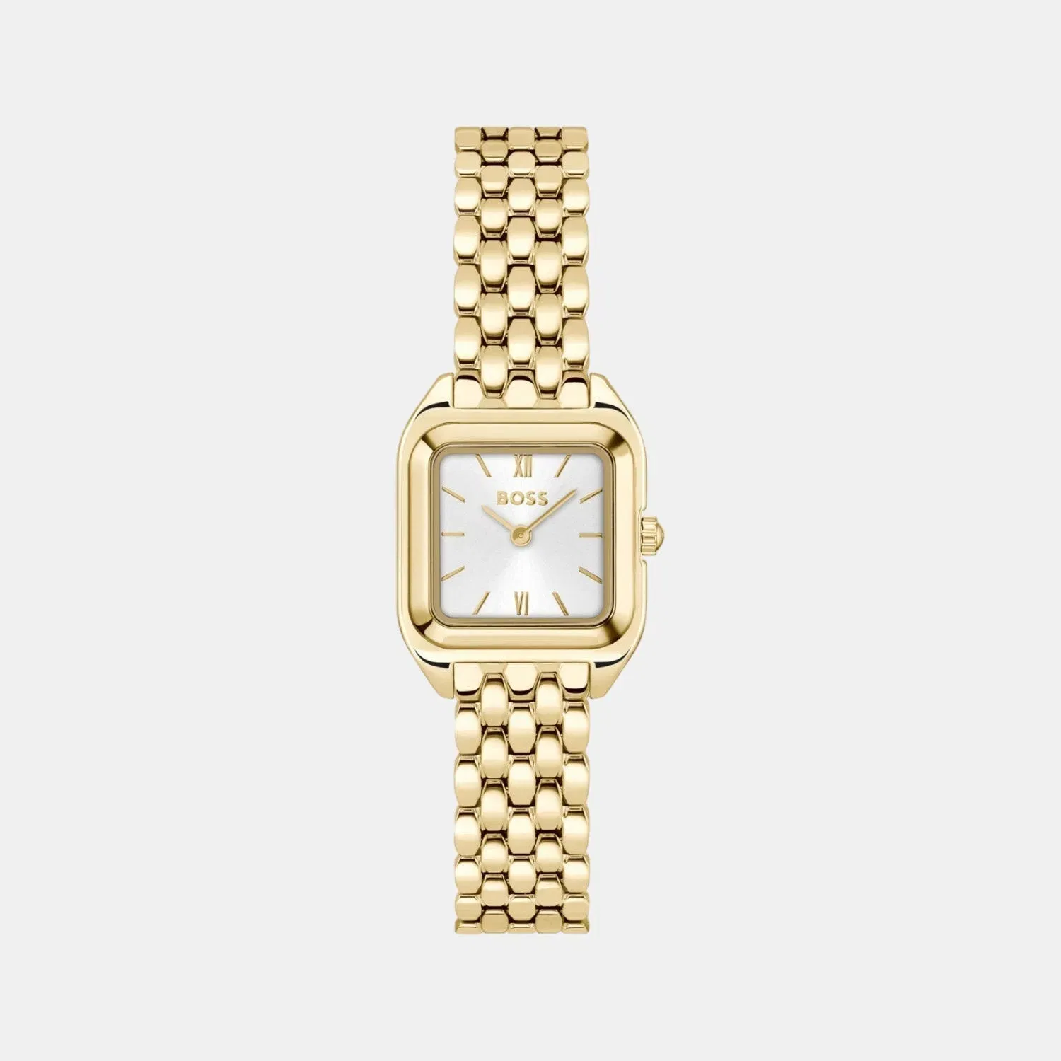 Boss Mae Petite Women Quartz White Dial Analog Stainless Steel Watch 1502823