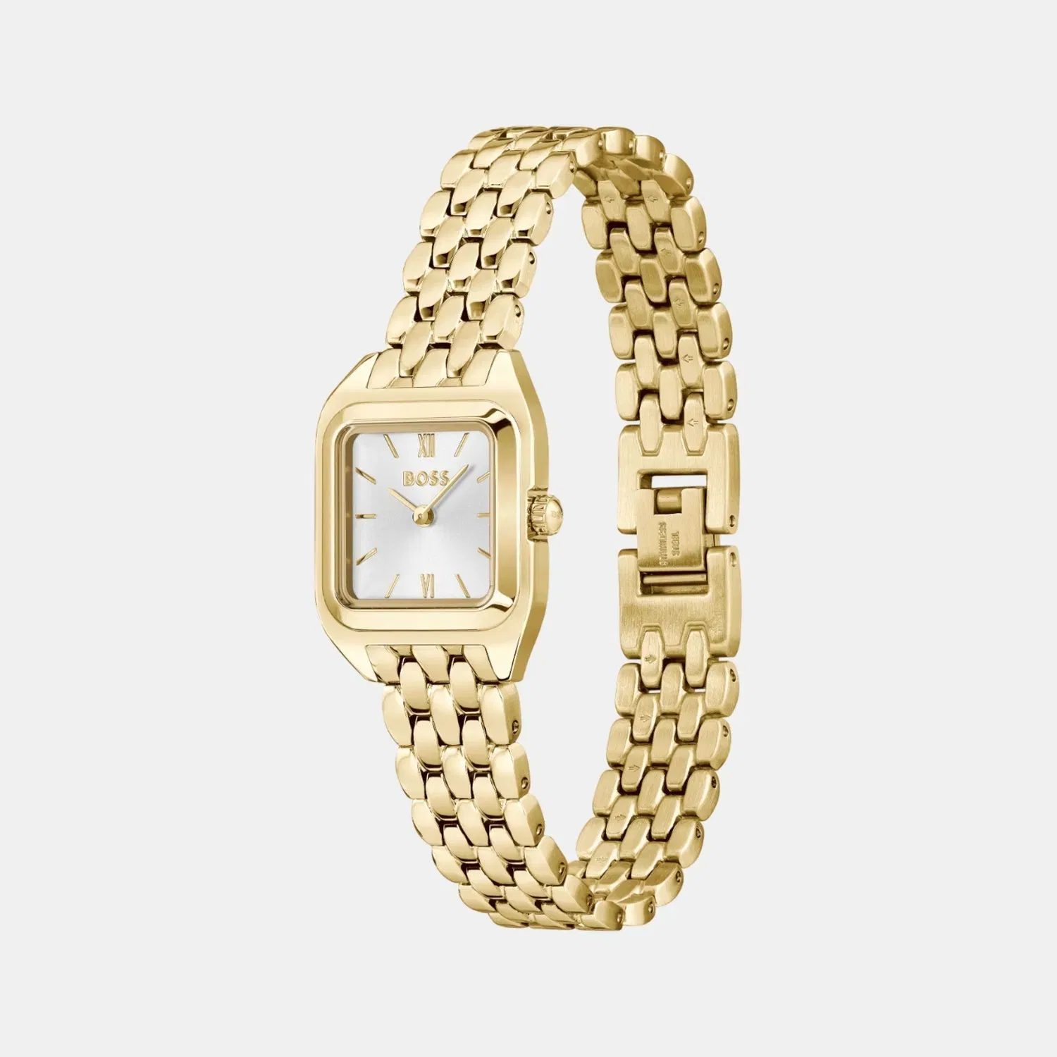 Boss Mae Petite Women Quartz White Dial Analog Stainless Steel Watch 1502823