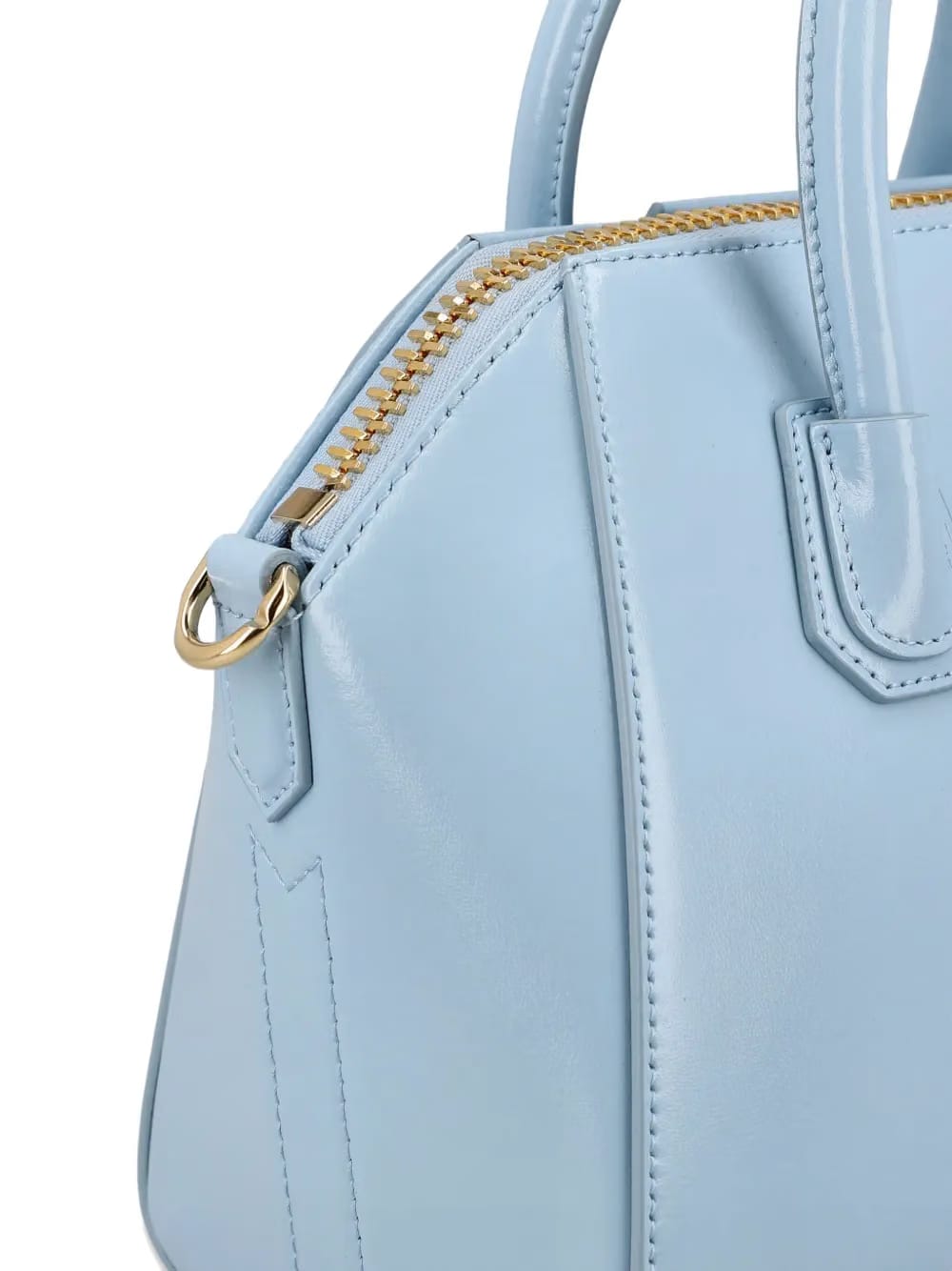 mini Antigona leather tote bag