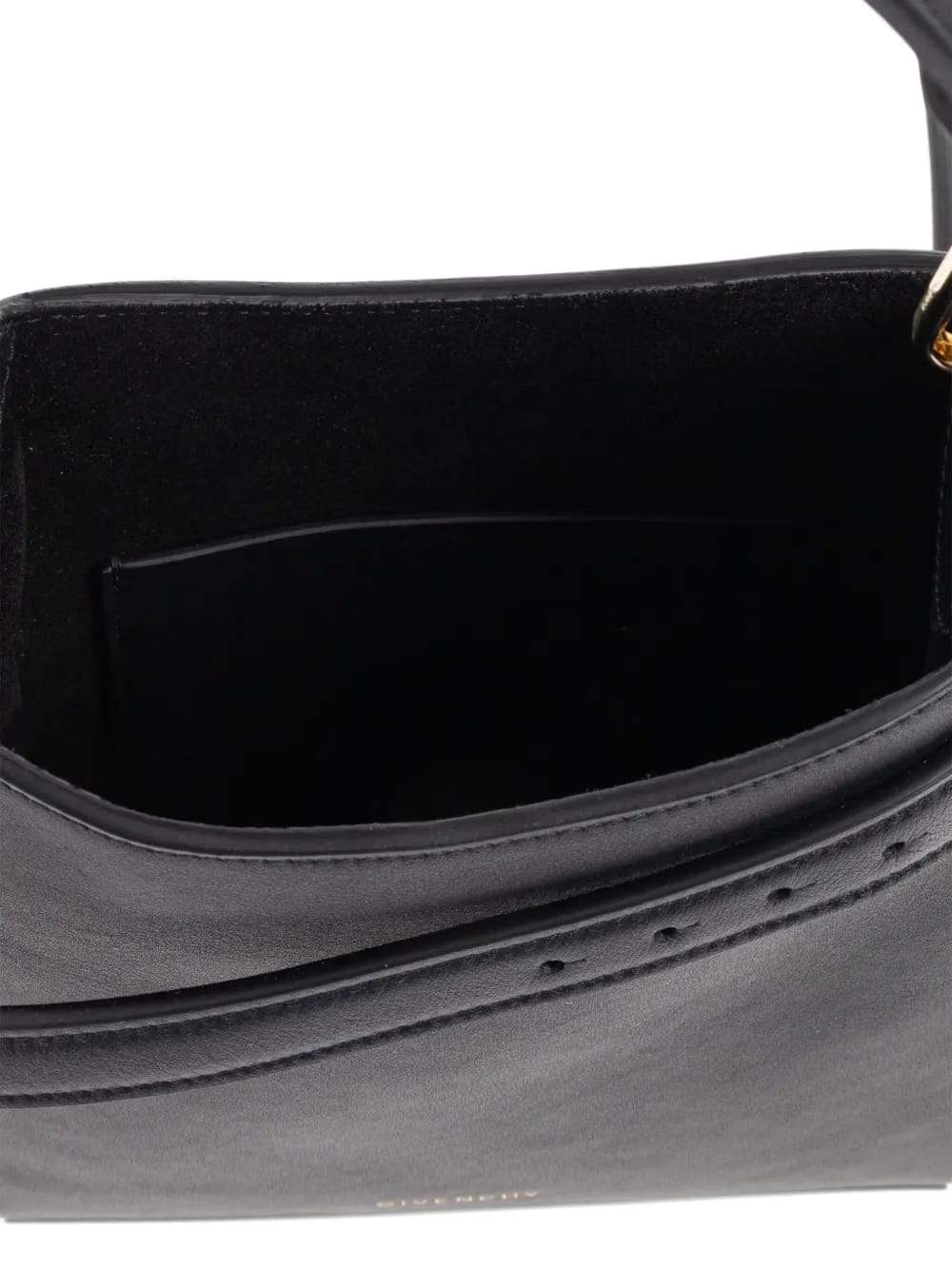 tassel-embellished leather tote bag