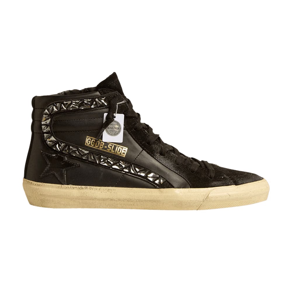 Swarovski x Golden Goose Wmns Slide Sneaker 'Black Flash'