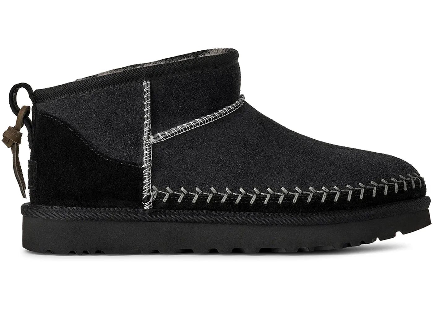 Ugg Classic Ultra Mini Biarritz Boot Black Womens