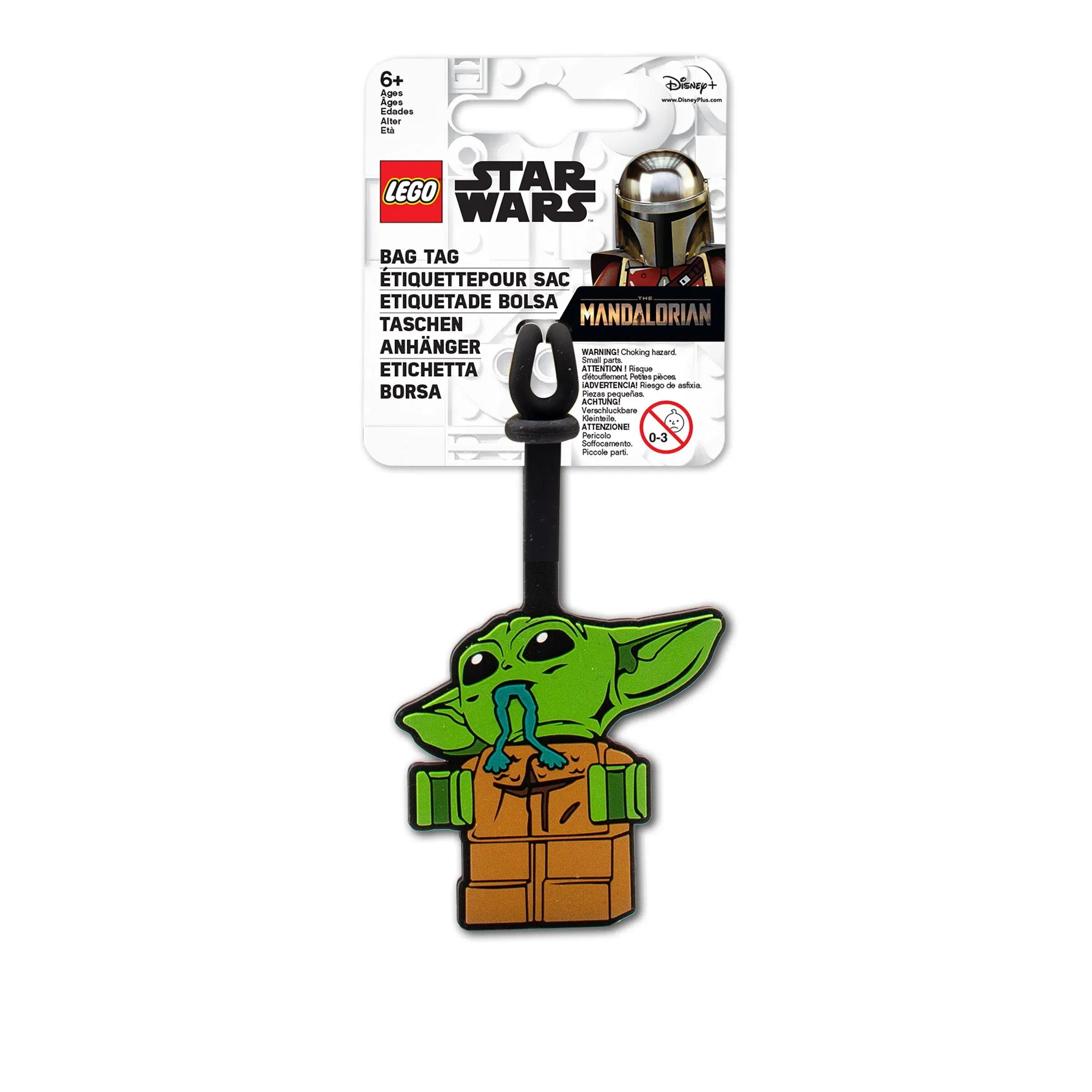 Lego Grogu Yum Yum Bag Tag