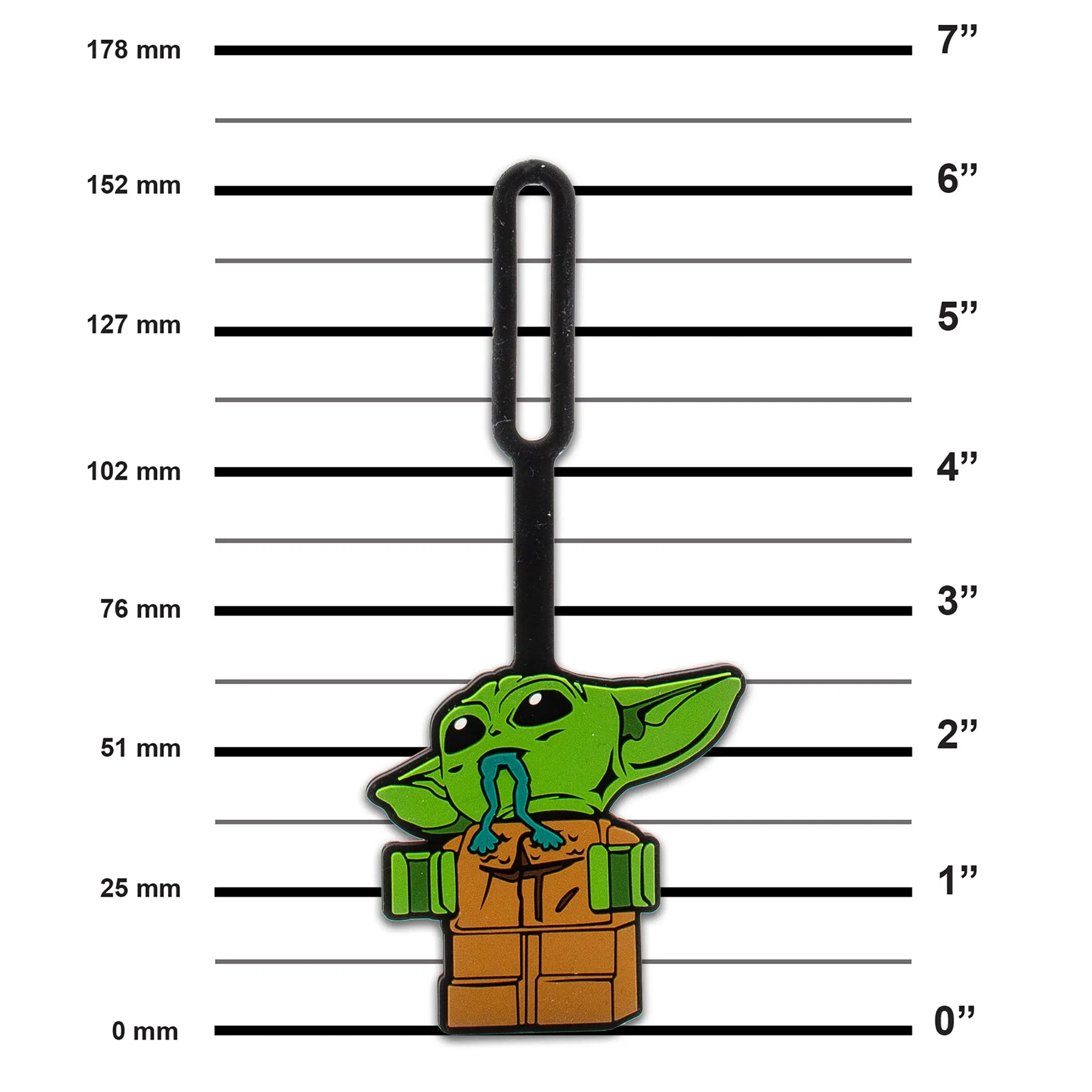 Lego Grogu Yum Yum Bag Tag