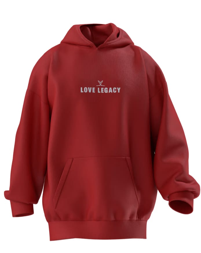 Sea And The Fish Hoodie - Cherry