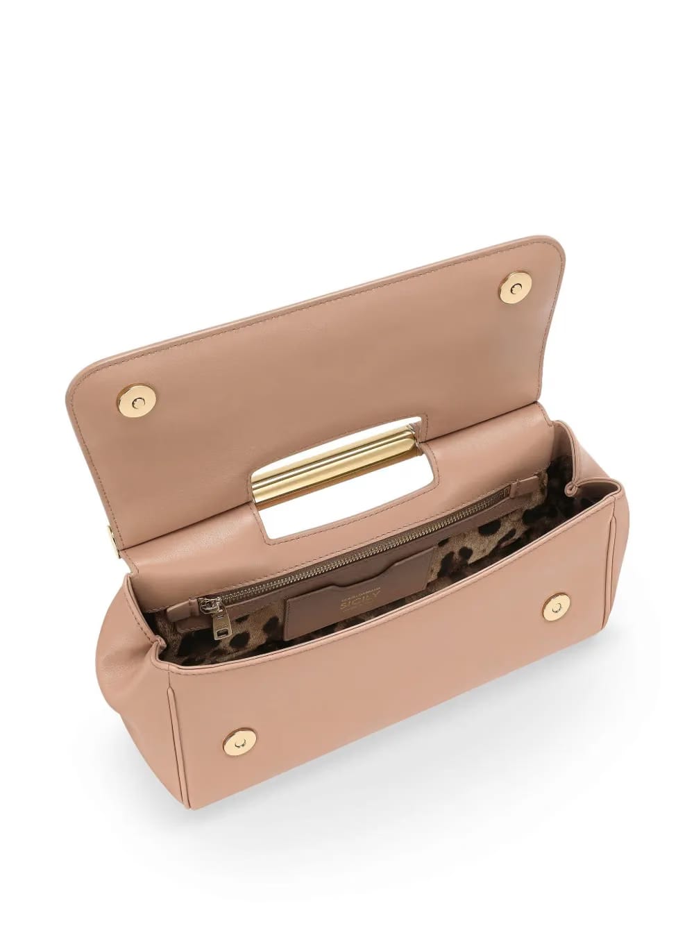 Sicily leather toe bag