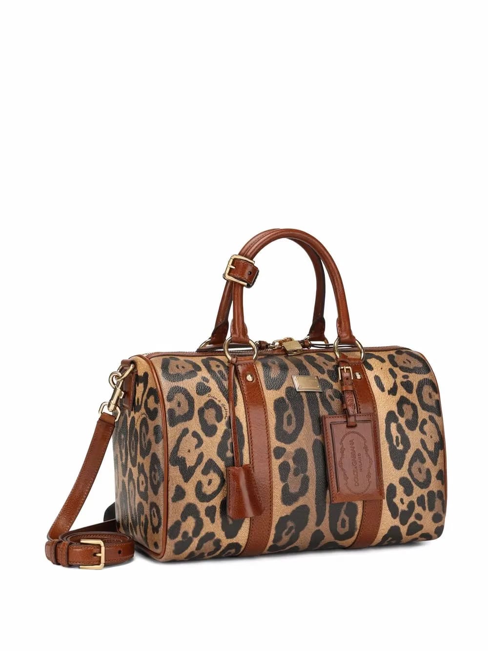 Crespo leopard-print handbag