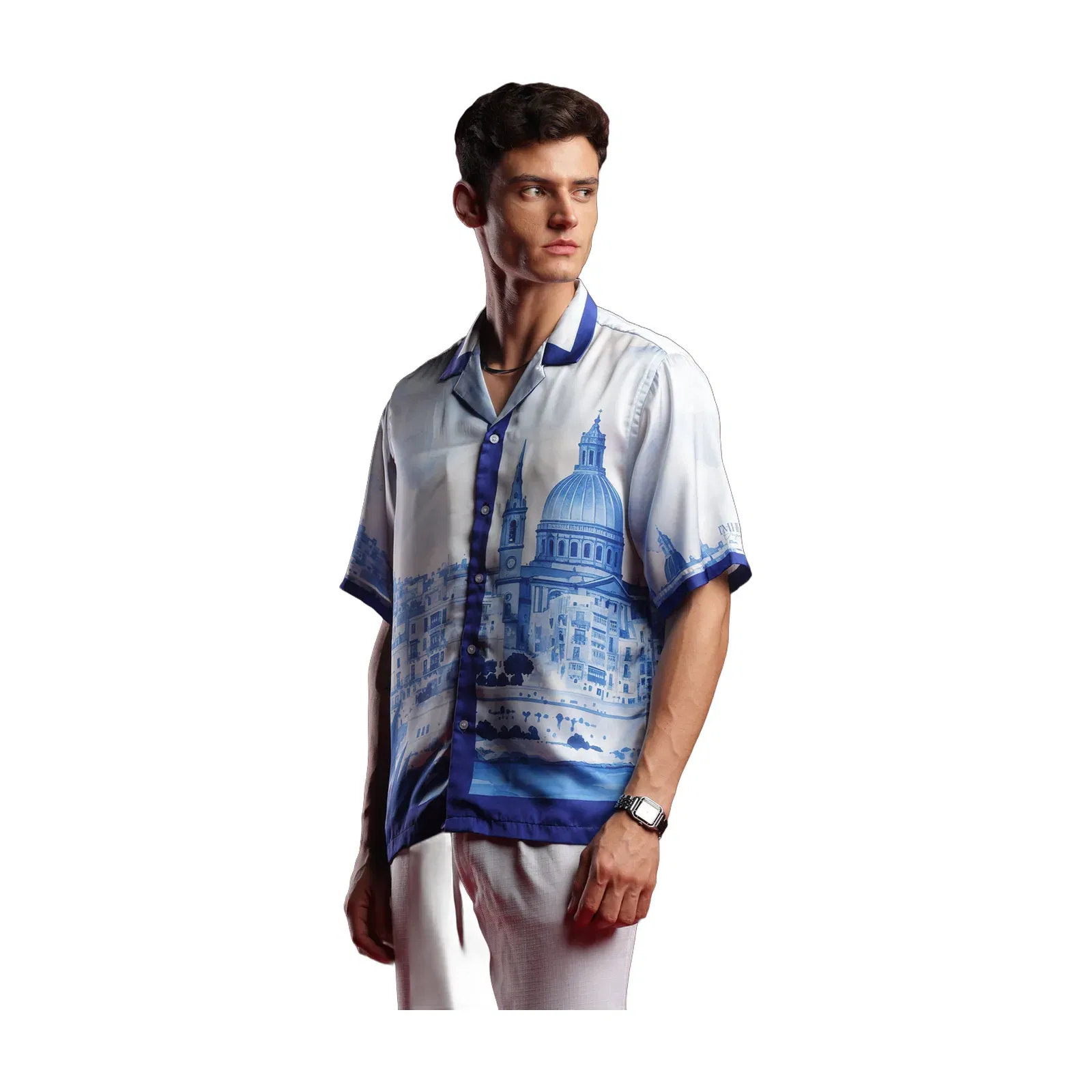 Amalfi Coast Italy Resort Collar Shirt