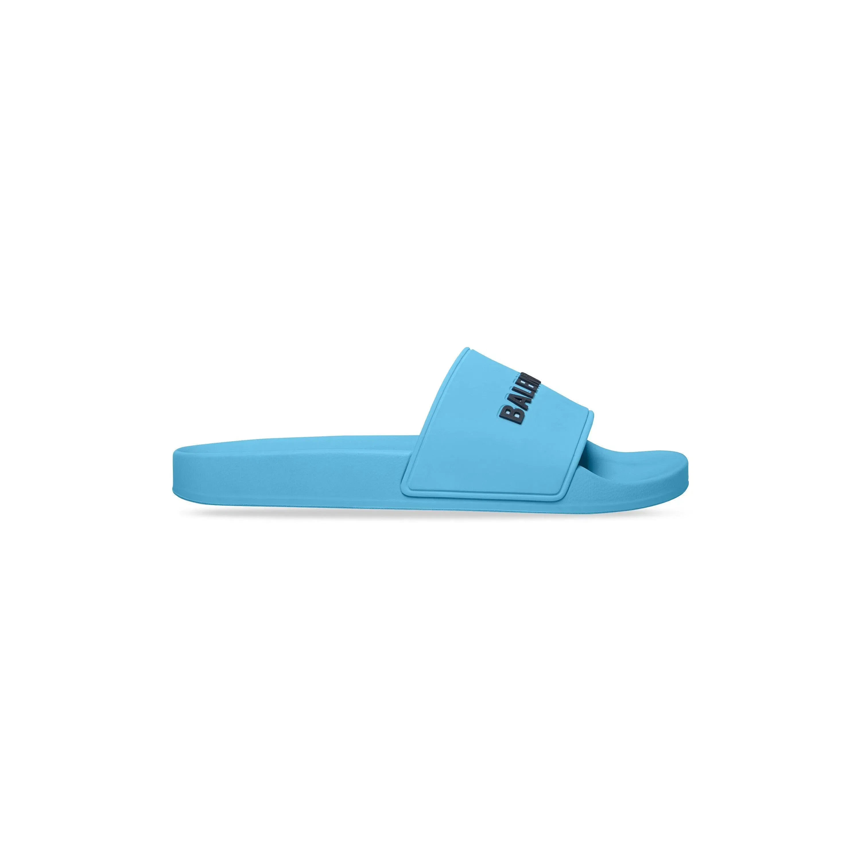 Balenciaga Logo Sliders Sky Blue