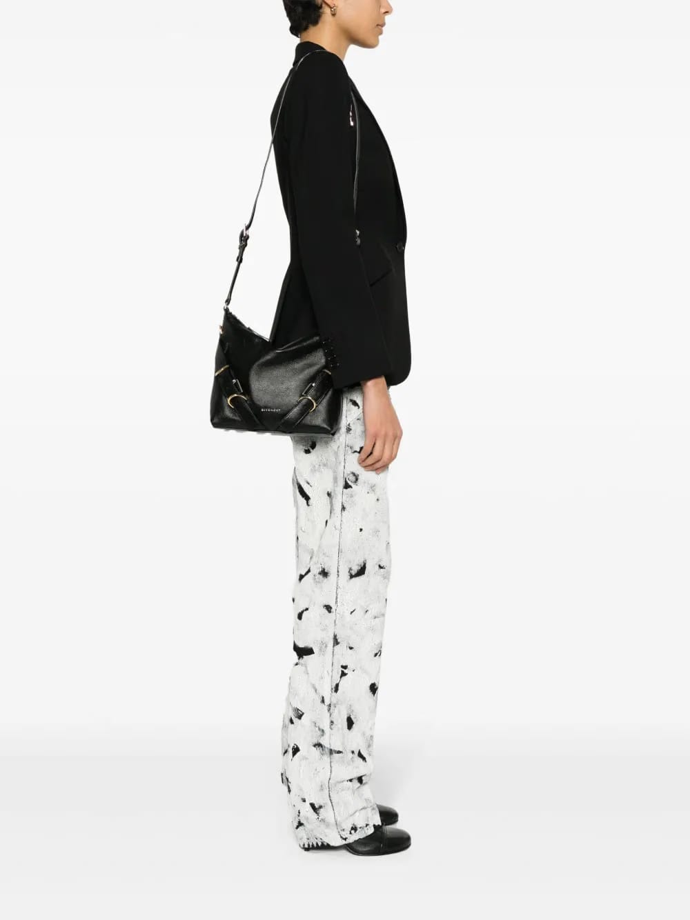 Voyou leather crossbody bag