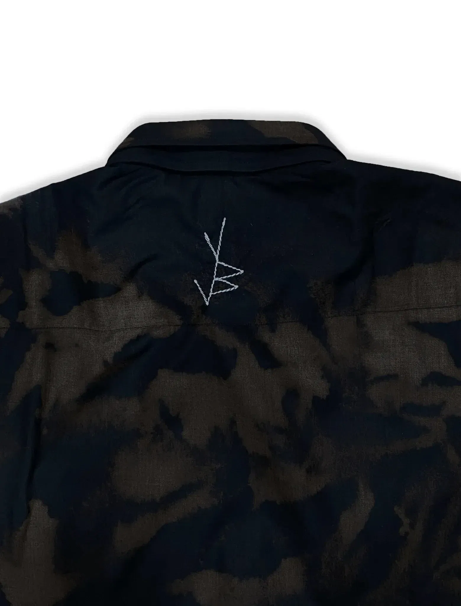 DOUBLE COLLAR ABSTRACT SHIRT