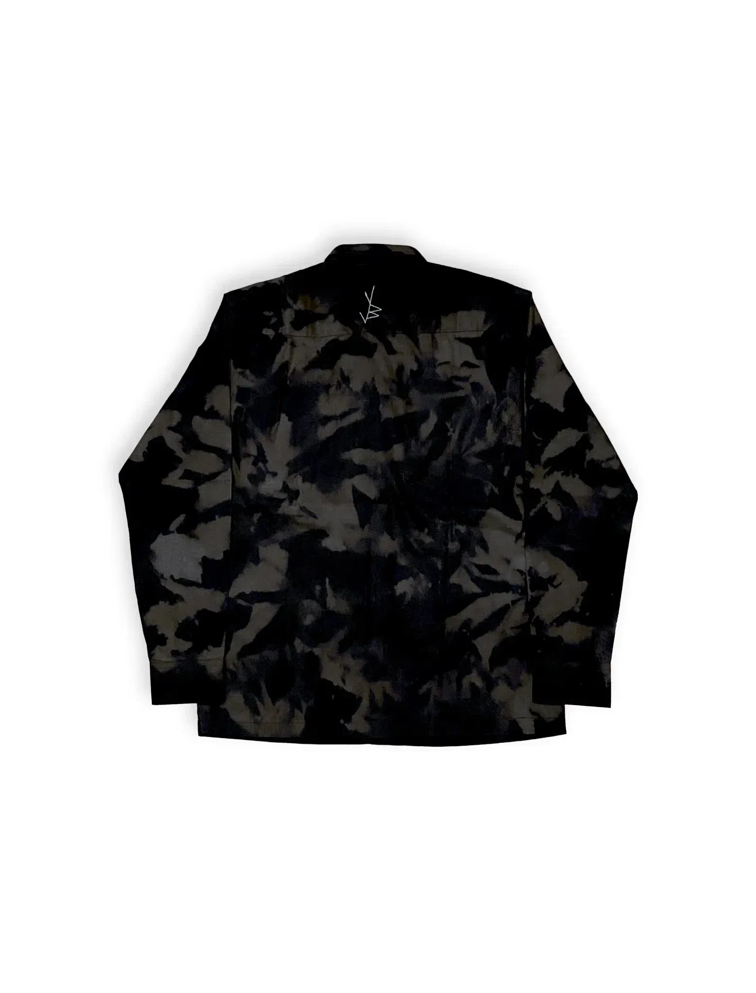 DOUBLE COLLAR ABSTRACT SHIRT