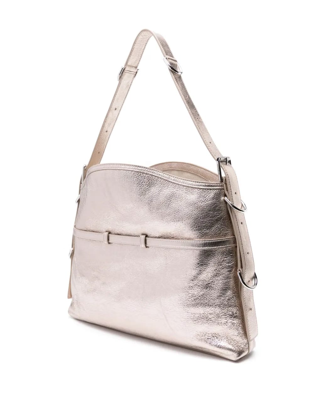 medium Voyou laminated shoulder bag