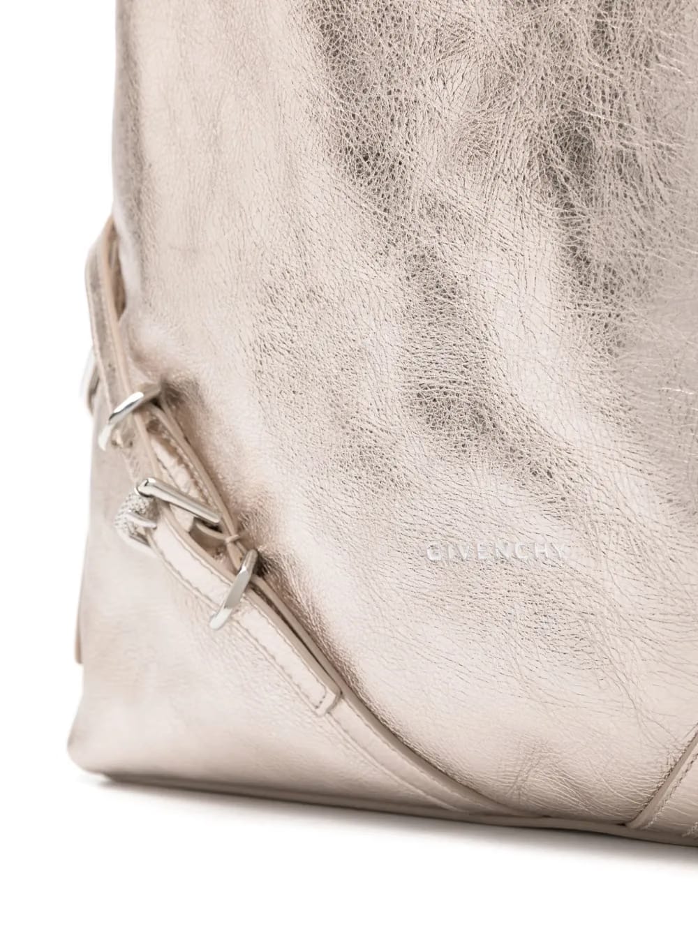 medium Voyou laminated shoulder bag