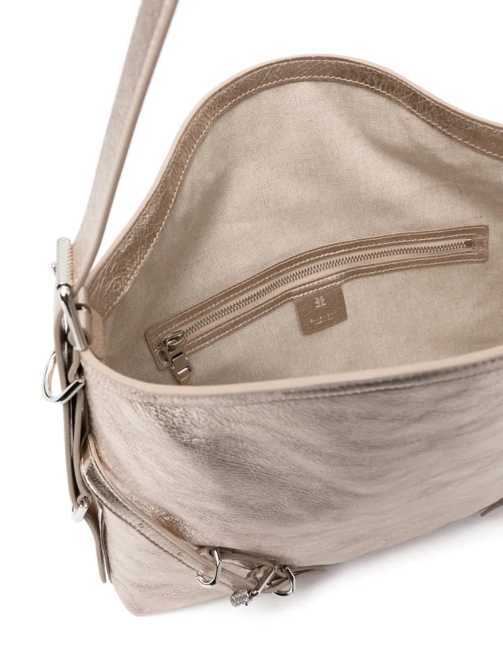medium Voyou laminated shoulder bag