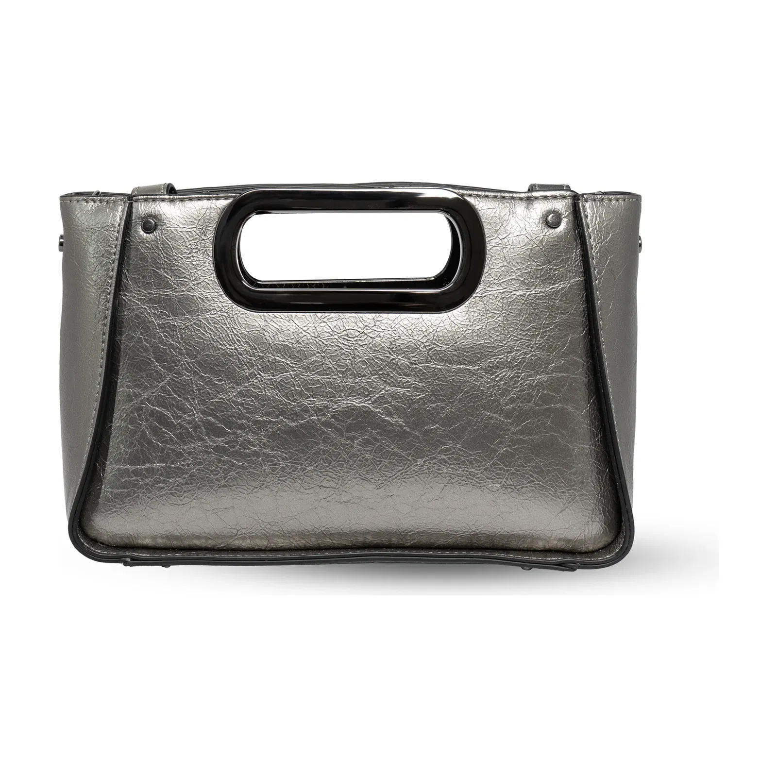 Aurelia- Ladies Clutch Bag Faux Leather | Pewter