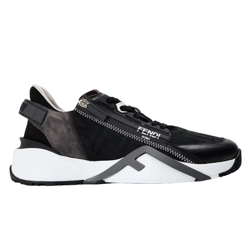 FENDI Flow Low Top Trainers 'Black/Anth'