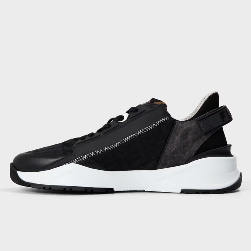 FENDI Flow Low Top Trainers 'Black/Anth'