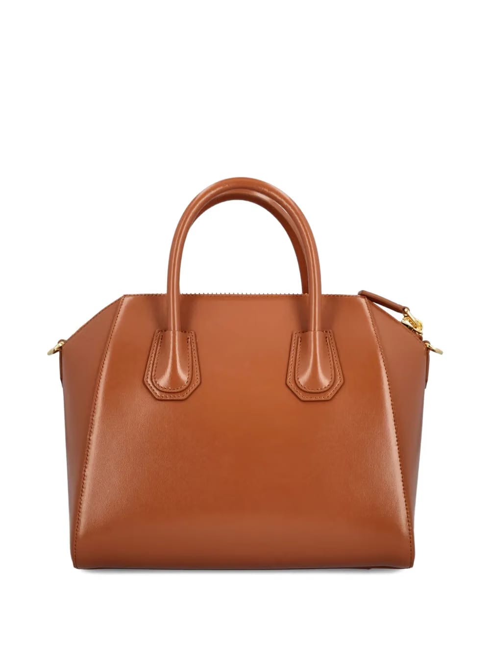 leather top-handle shoulder bag